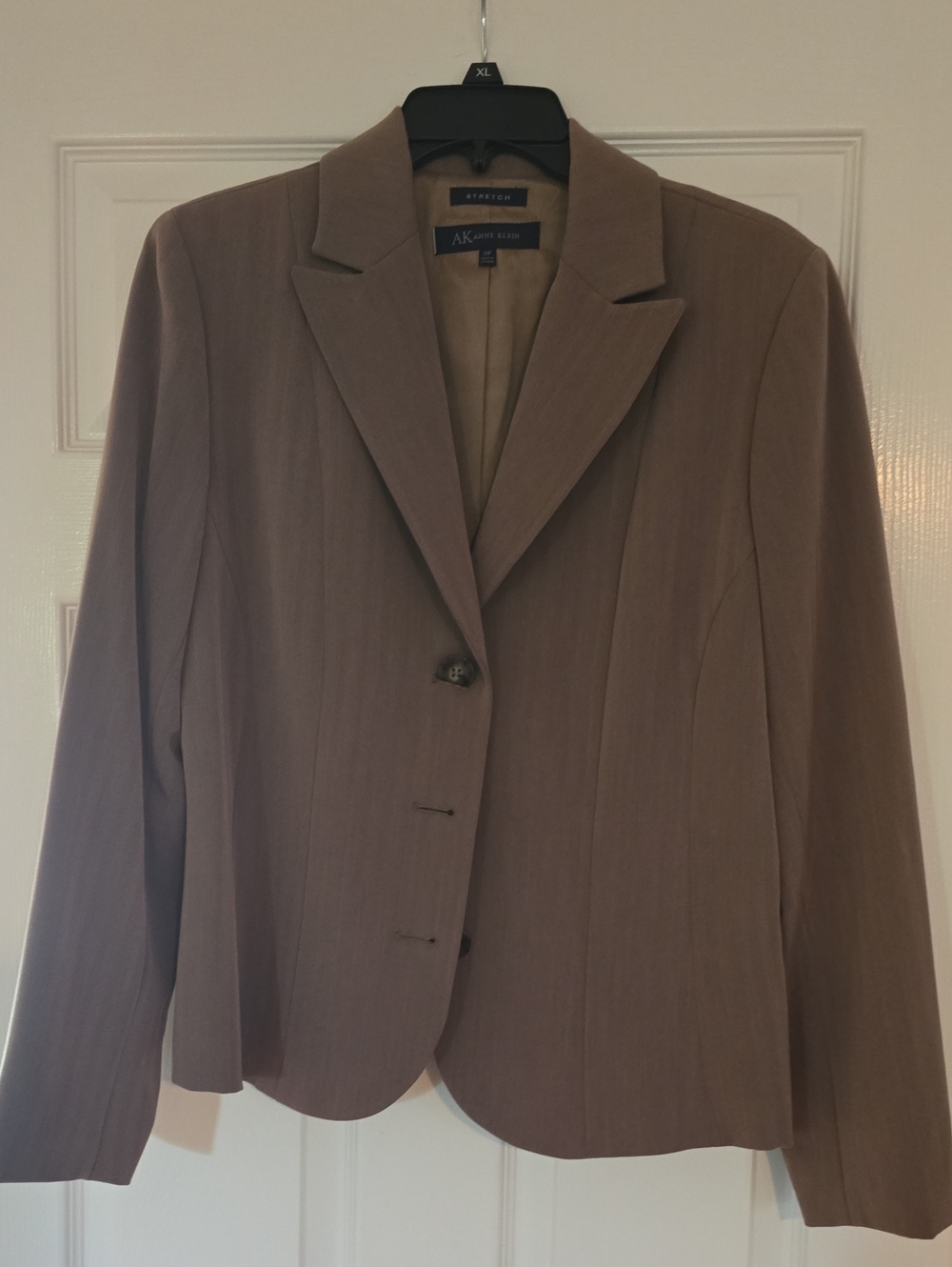 Anne Klein Brown Taupe Blazer Jacket